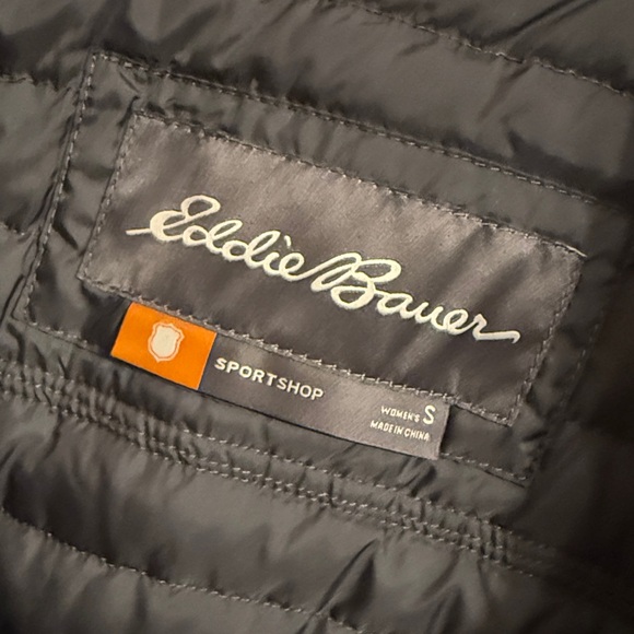 NWOT Eddie Bauer Stormdown 700 Goose Down Vest Zipper Pockets Size Small - Picture 4 of 12